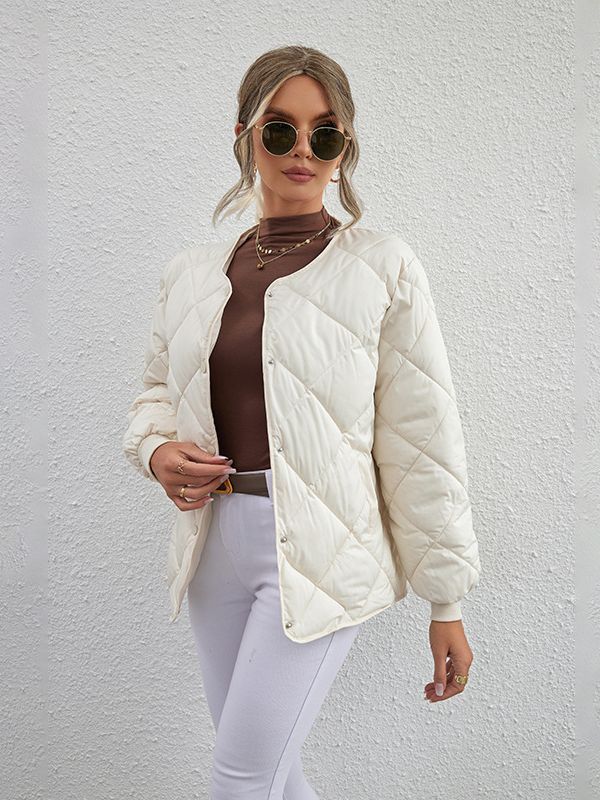 Rhombus Puffer Jacket