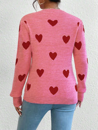 Red Heart Jacquard Sweater