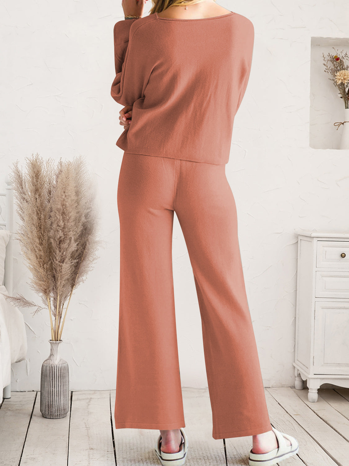 Vibrant Long Sleeve Lounge Set