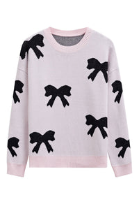 Cute Bow Knitwear Pullover Sweater