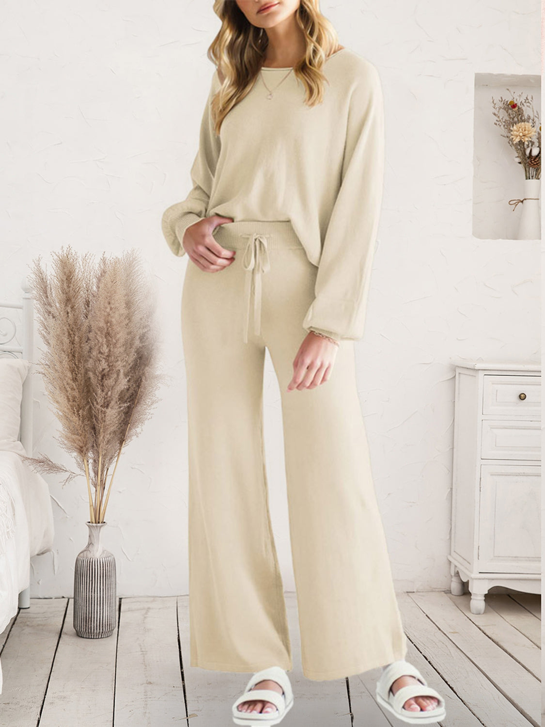 Vibrant Long Sleeve Lounge Set