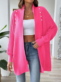 Posh Open Front Pearl Cardigan
