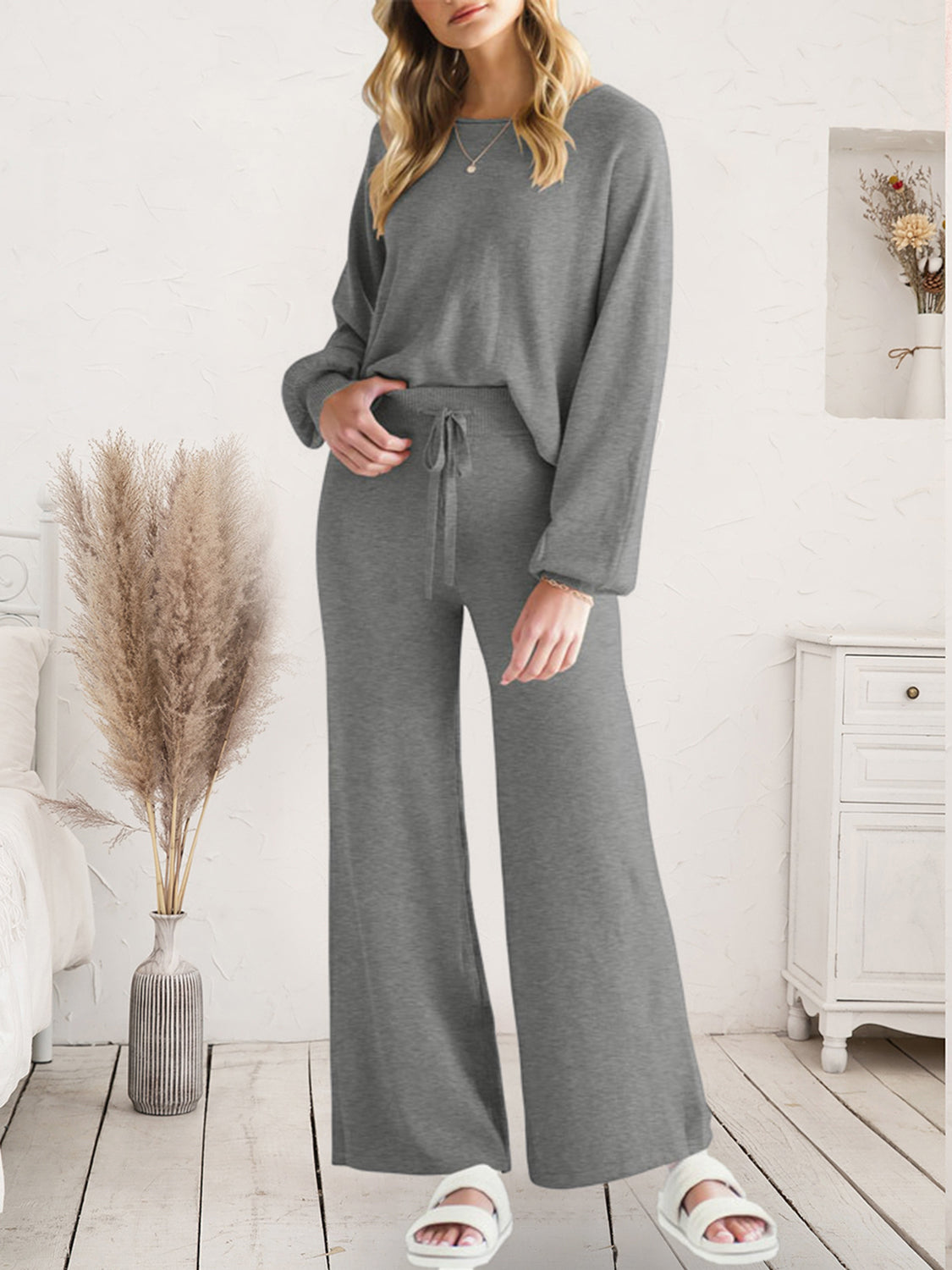 Vibrant Long Sleeve Lounge Set