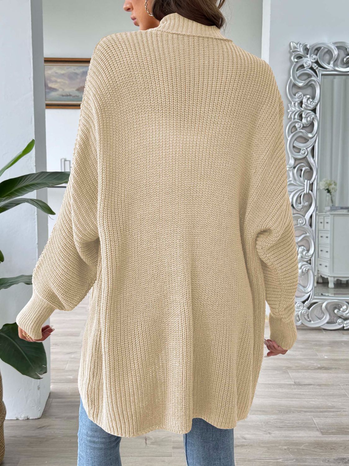 Posh Open Front Pearl Cardigan