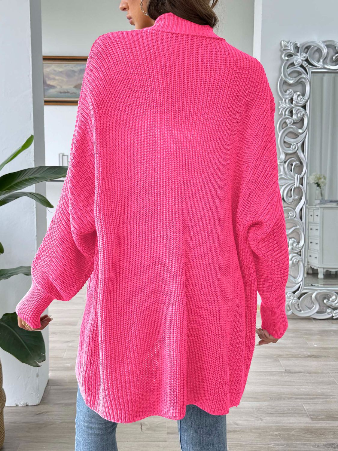 Posh Open Front Pearl Cardigan