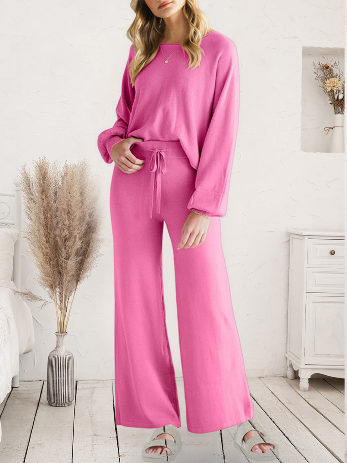 Vibrant Long Sleeve Lounge Set