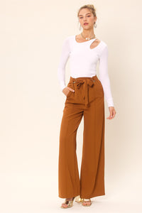 Front Cut Out Stretch Top