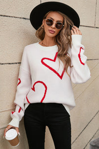 Posh Angel Wings Heart Sweater