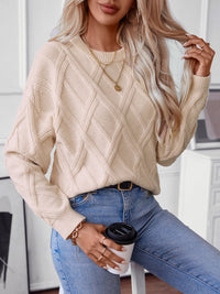 Geometric Long Sleeve Sweater