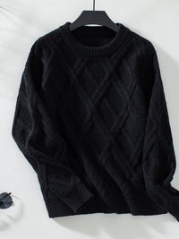 Geometric Long Sleeve Sweater