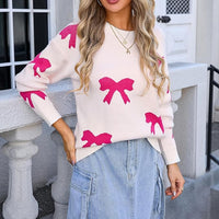 Cute Bow Knitwear Pullover Sweater