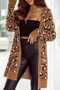 Leopard Long Cardigan