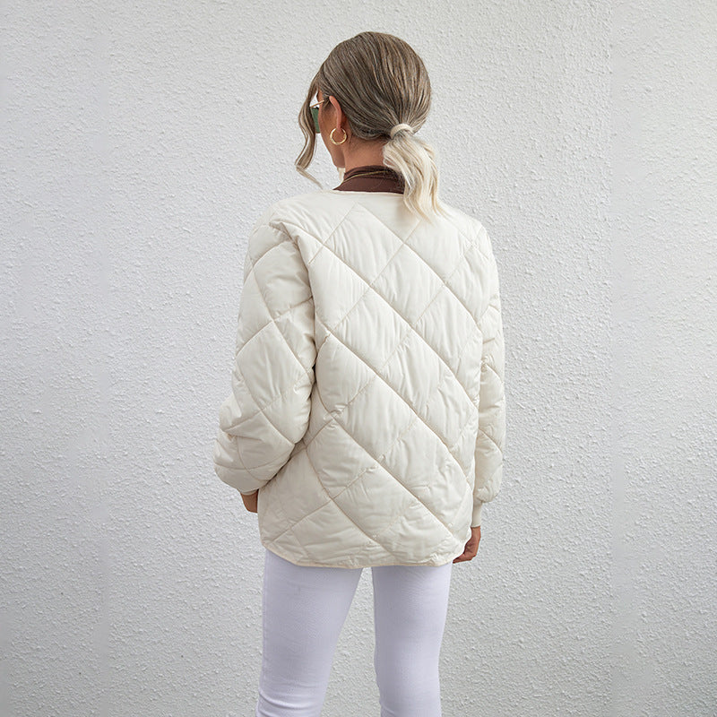 Rhombus Puffer Jacket