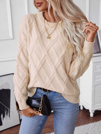 Geometric Long Sleeve Sweater