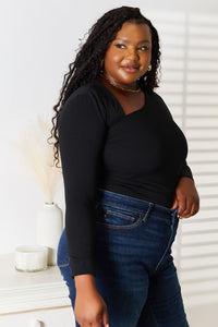Bae Asymmetrical Long Sleeve Top