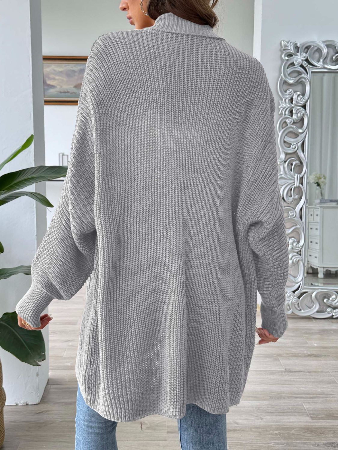 Posh Open Front Pearl Cardigan