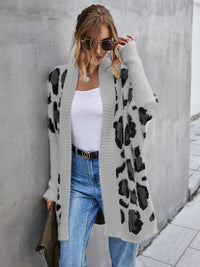 Posh Fuzzy Leopard Cardigan