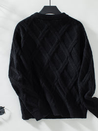 Geometric Long Sleeve Sweater