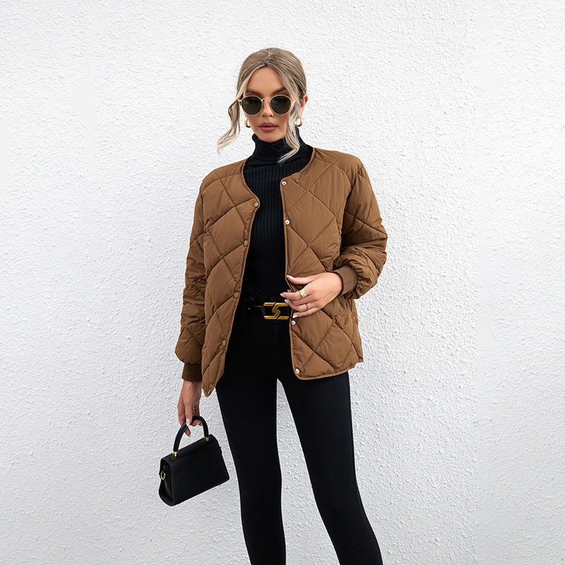 Rhombus Puffer Jacket