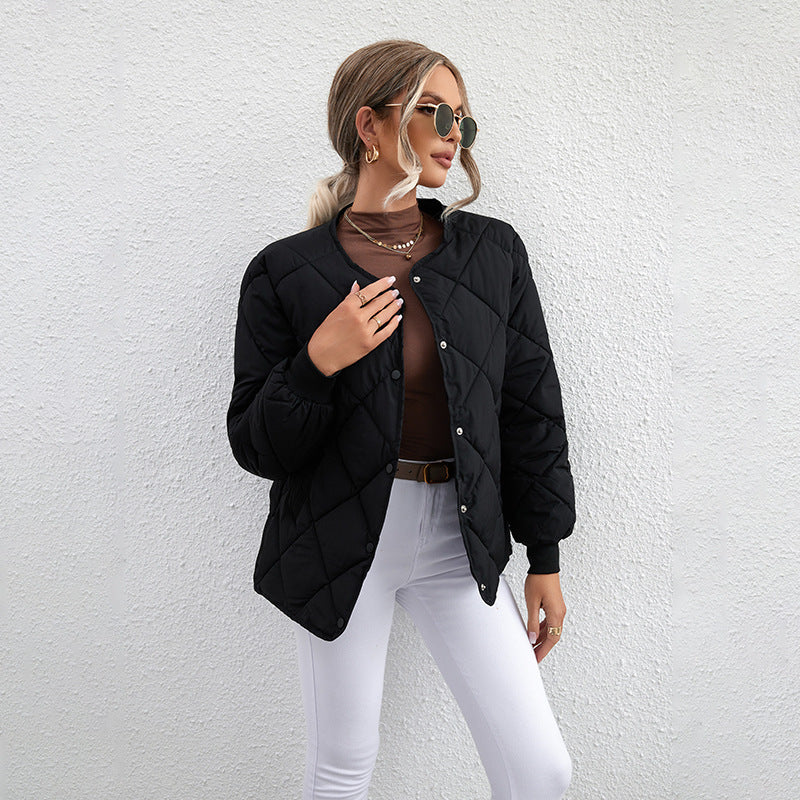 Rhombus Puffer Jacket