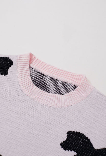 Bow Knitwear Pullover Sweater