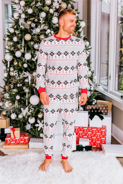 Black and White Matching Family Pajamas