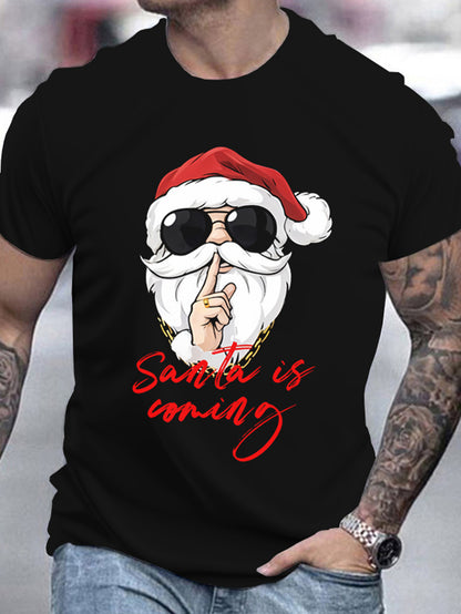 Posh Men's Holiday Santa Claus T-shirt