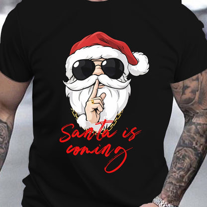 Posh Men's Holiday Santa Claus T-shirt